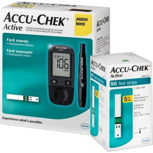 Accu-Chek Active Glucose Meter Plus Strips
