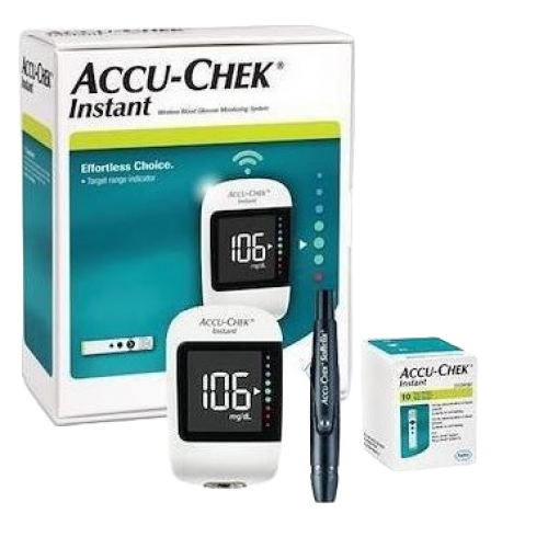 Accu-Chek Instant Glucose Meter Plus Strips